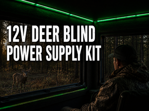 12V Deer Blind Power Supply Kit: A Plug and Play Solution for Adding Power to Your Hunting Blind