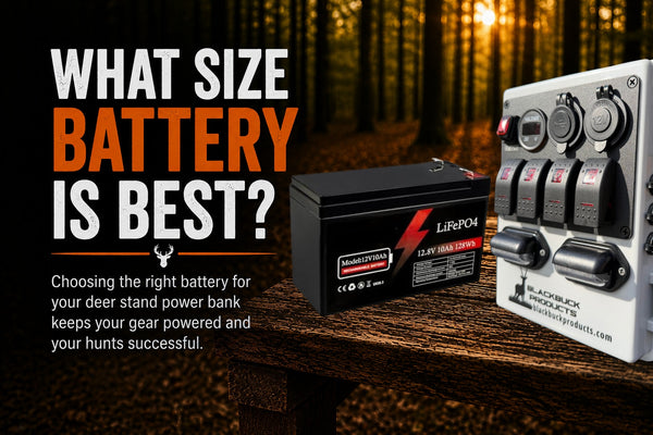 Choosing the Right Battery for Your Deer Stand Power Bank