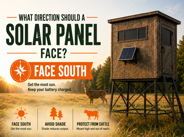 What Direction Should a Solar Panel Face on a Deer Blind?