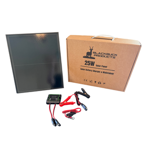Blackbuck 25W 12V Solar Panel Kit with 10A MPPT Charge Controller