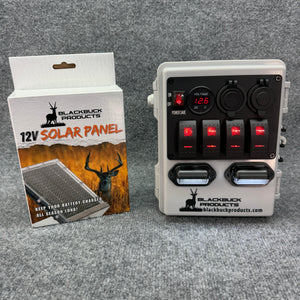 Deer Stand Power Bank with Solar Panel - IN STOCK