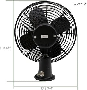 Ultra-Quiet 8.75" Blackbuck Deer Blind 12v Fan