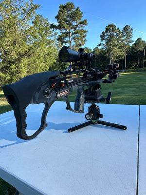 LockShot Pro Series Deer Blind Shooting Rest System with Tripod