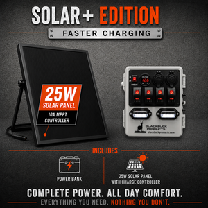 Deer Blind Charger + 25W Solar Charging Bundle ***UPGRADED FOR 2026***