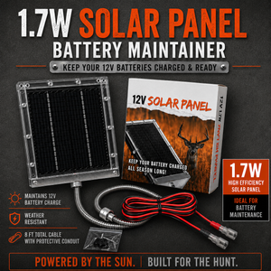 Blackbuck 12V 1.7W Solar Panel Battery Maintainer